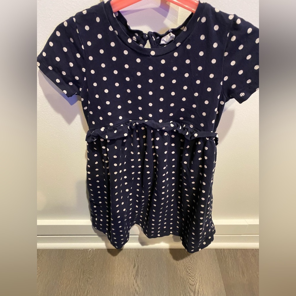 Girls Gap polka dot dress